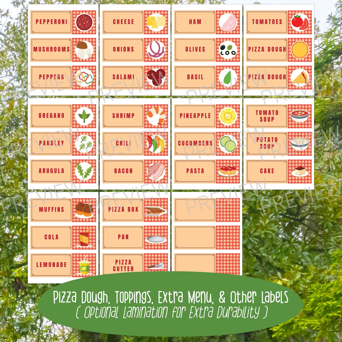 Create Your Own Pizza Shop: 80+ Pages with Banners, Menus, Order Forms, Toppings, Decor & More – Fun Dramatic Play for Kids & Classrooms!