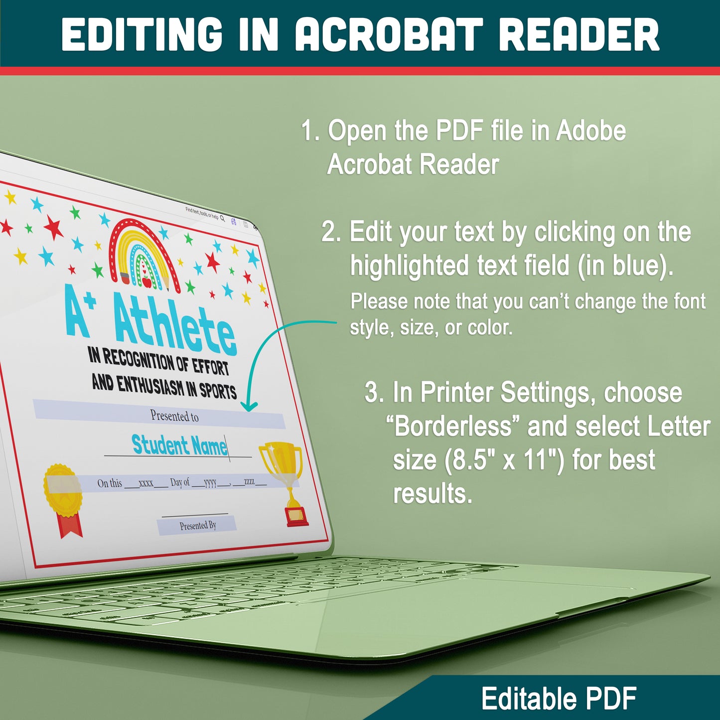 Classroom Superlatives End of Year, Printable Certificates Bundle, 26 Editable Designs, Student Recognition Pack, Lighthearted Classroom Awards