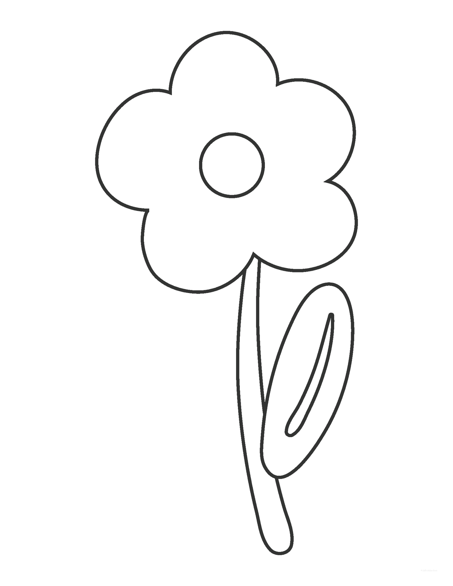 Free Spring Flower Coloring Sheets