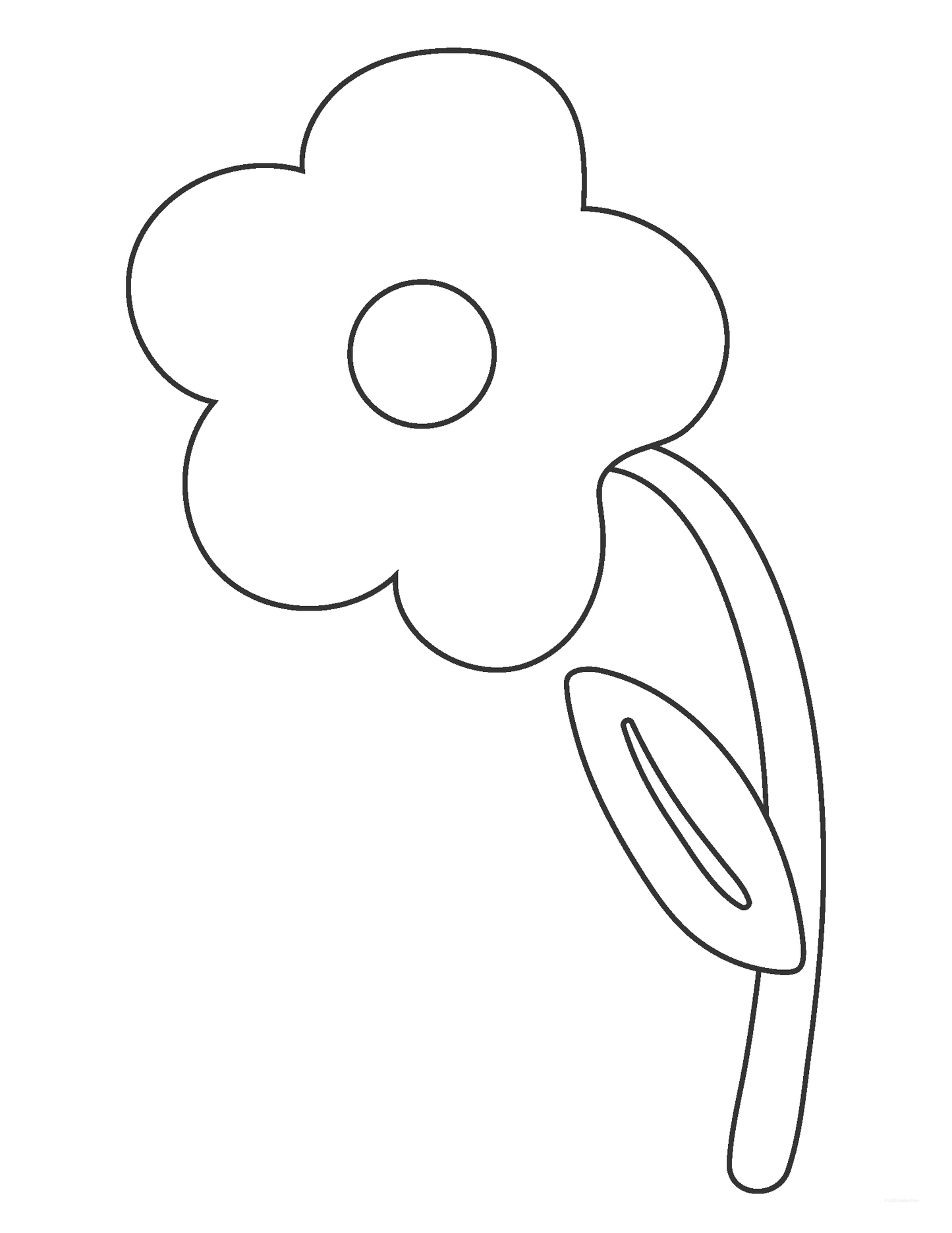 Free Spring Flower Coloring Sheets