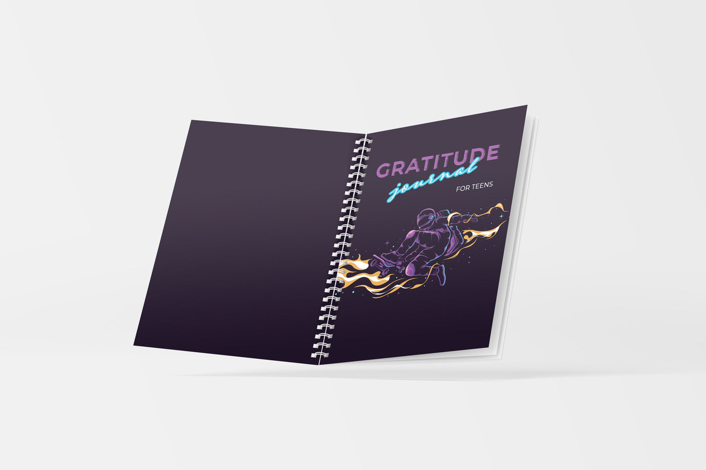 Gratitude Journal for Teens. Printable PDF in A4, A5, US Trade, US Letter Sizes. 128 Pages, Each page Not the same, Instant Download.