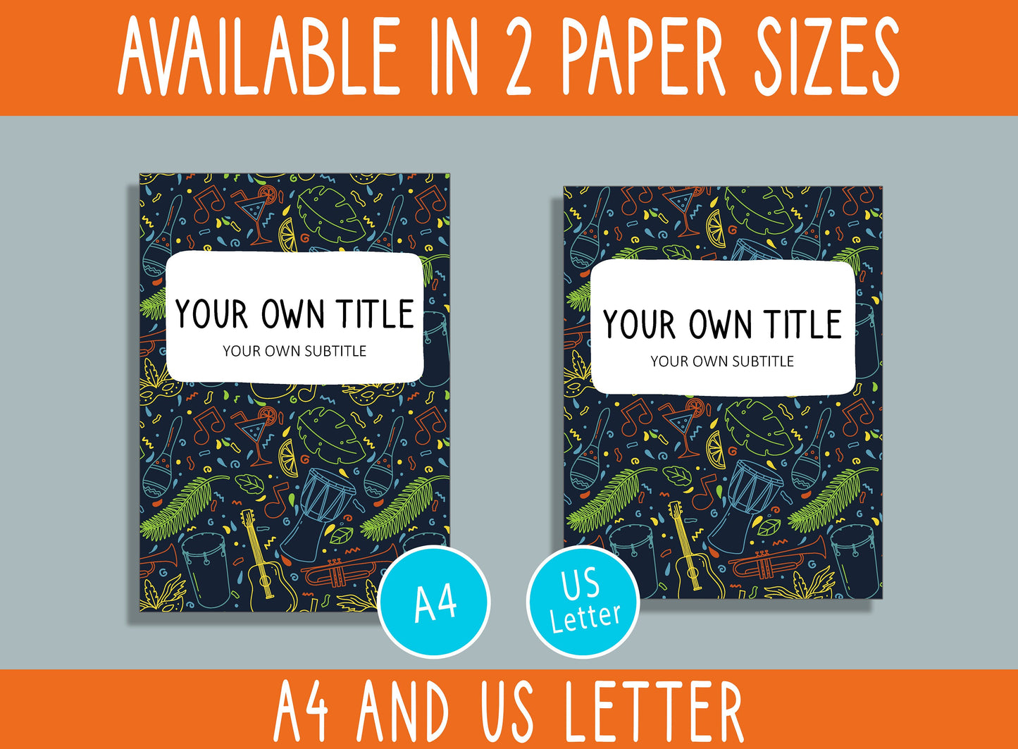 10 Editable Barista Binder Covers, Includes 1, 1.5, 2" Spines, Available in A4 & US Letter, Editing with PowerPoint or PDF Reader
