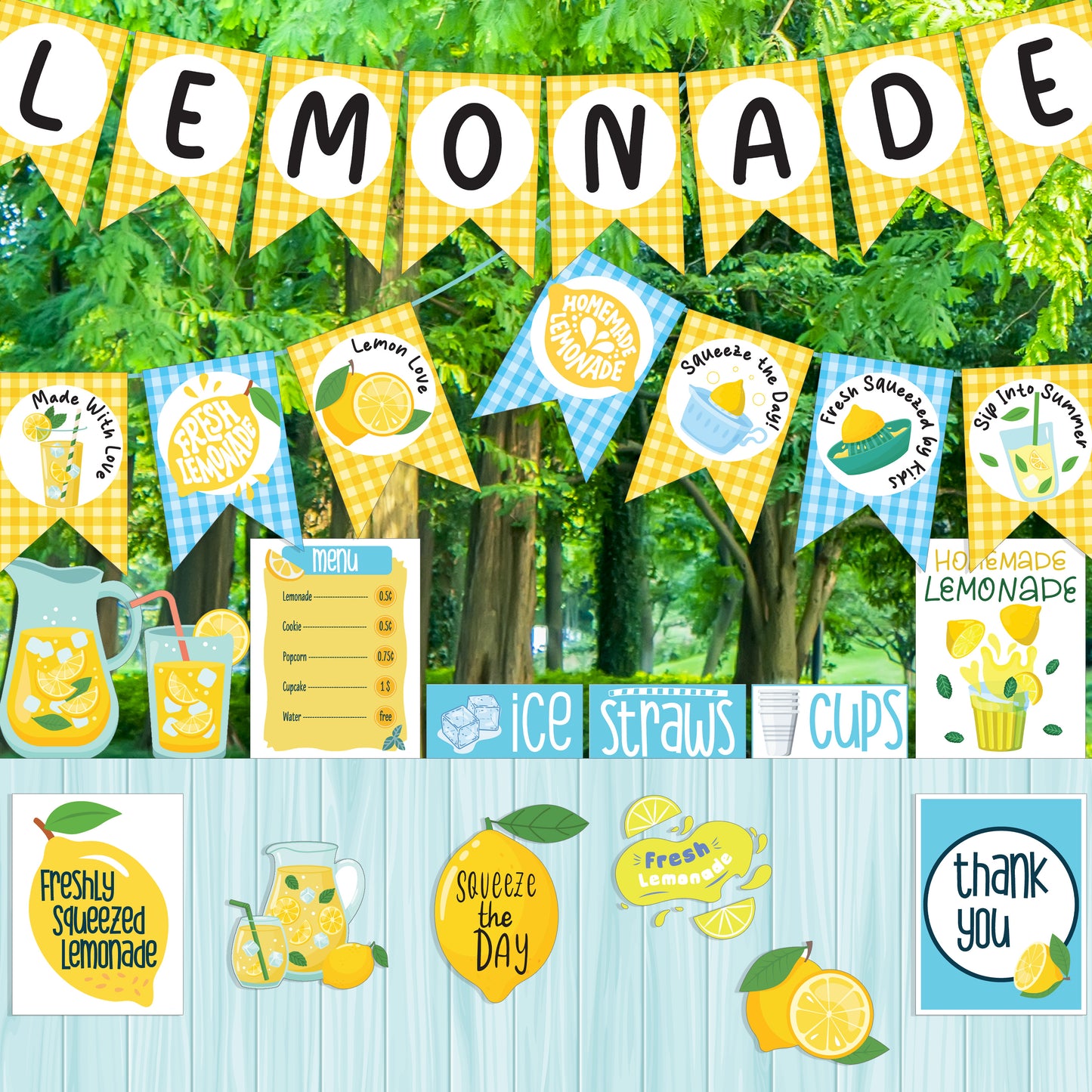 Lemonade Stand Dramatic Play & Business Project, Pretend Play Entrepreneurship Bundle, Summer Classroom Activity