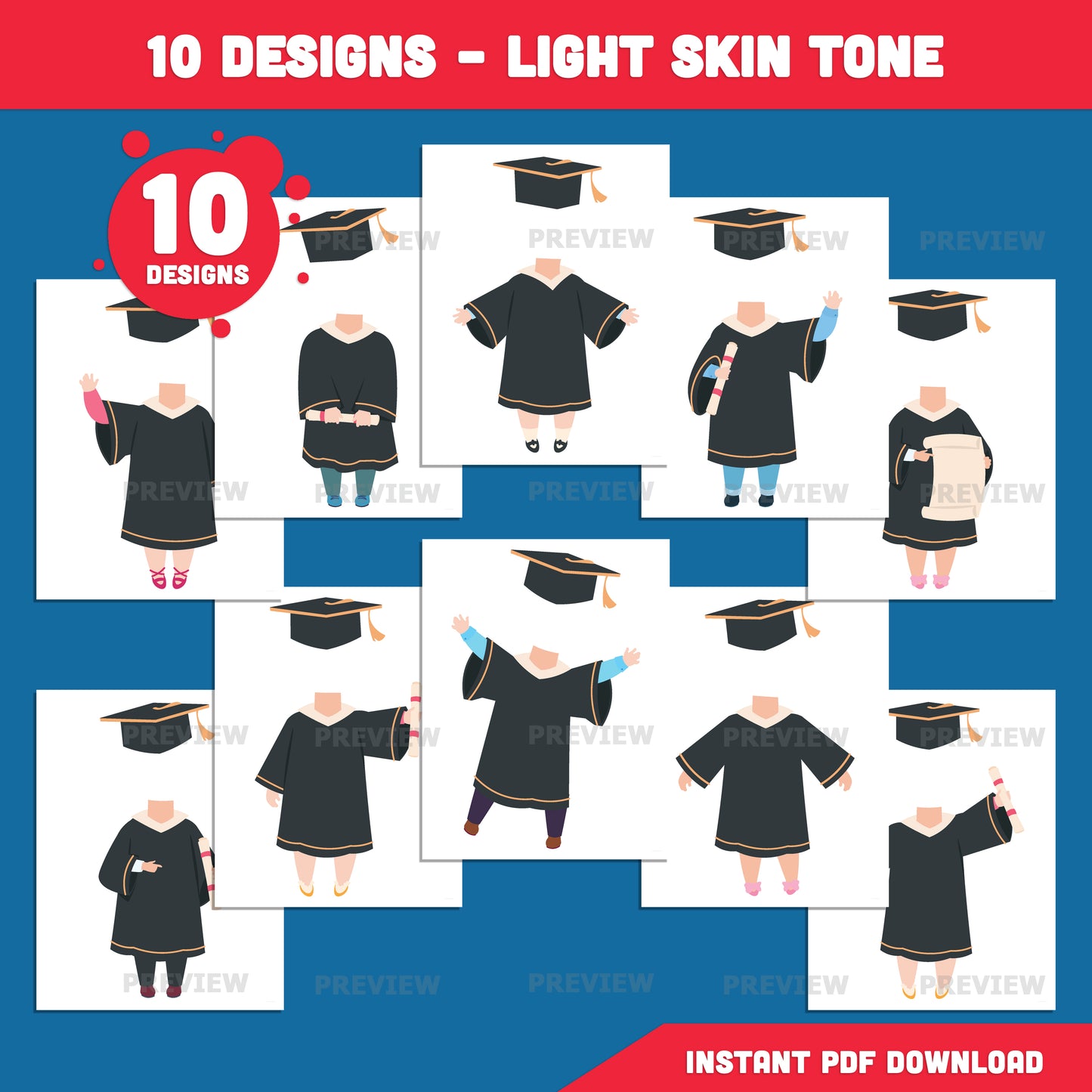 Graduation Photo Templates, Kids Graduation Photo Craft, Add Your Own Face Graduation Craft Activity, Classroom Bulletin Board, Coloring Version Included