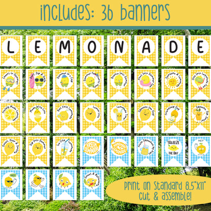 Lemonade Stand Dramatic Play Bundle, Printable Summer Learning Center, Editable Price Lists, Banners and Classroom Decor