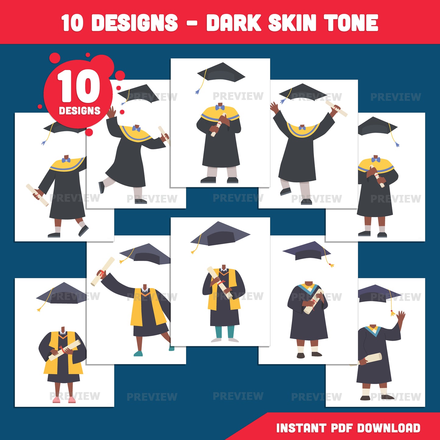 Graduation Ceremony Templates, Kids Graduation Photo Craft, Add Your Own Face Graduation Craft Activity, Classroom Bulletin Board, Coloring Version Included