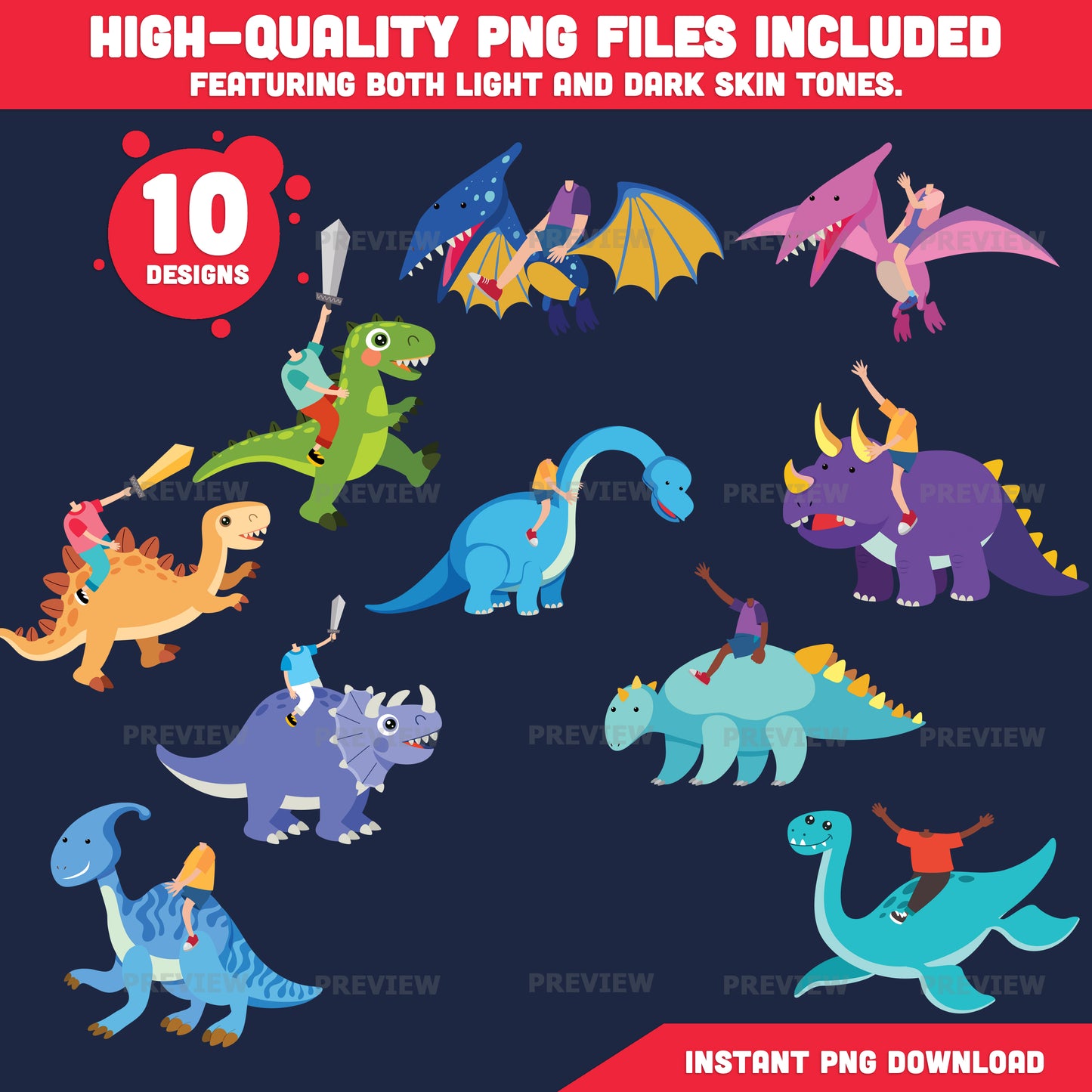 Kids Ride-On Dinosaur Craft, Add Your Own Face Printable, Dinosaur Rider Costume Template, Cut and Paste Activity, Coloring Version