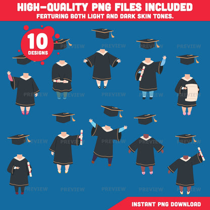 Graduation Photo Templates, Kids Graduation Photo Craft, Add Your Own Face Graduation Craft Activity, Classroom Bulletin Board, Coloring Version Included