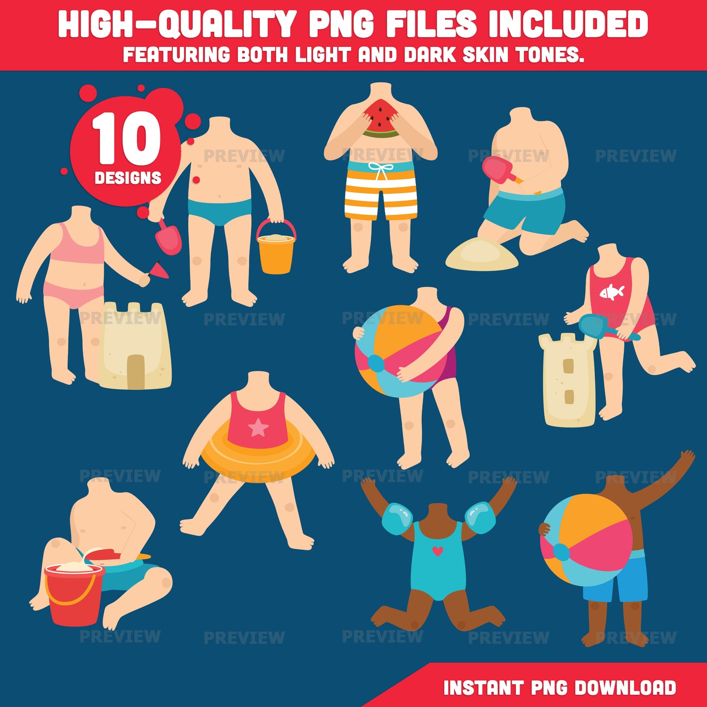 Add Your Own Face Beach Craft for Kids, Summer Cut and Paste Activity, Beach Photo Templates, Bulletin Board Display Craft, Coloring Included