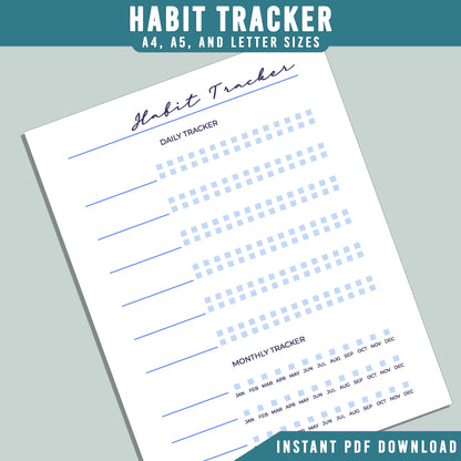 2026 Printable Planner: 19 Minimalist Pages for Goal Tracking, To-Do Lists, and Daily Organization, A4, A5, Letter Sizes, Instant PDF Download.