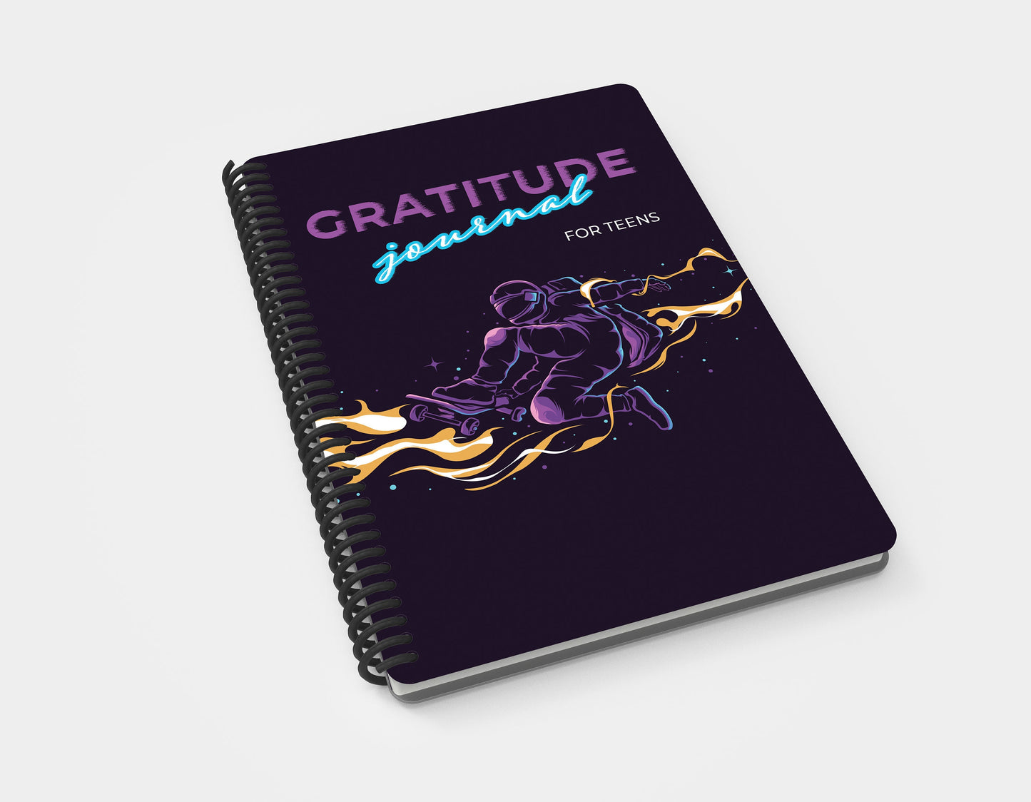 Gratitude Journal for Teens. Printable PDF in A4, A5, US Trade, US Letter Sizes. 128 Pages, Each page Not the same, Instant Download.