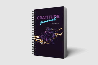 Gratitude Journal for Teens. Printable PDF in A4, A5, US Trade, US Letter Sizes. 128 Pages, Each page Not the same, Instant Download.